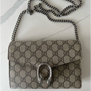 Authentic DIONYSUS GG SUPREME CHAIN WALLET
